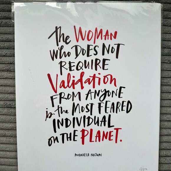 Emily McDowell Print Girl Power Women Empowerment Business Salon Studio Dorm - Picture 1 of 2